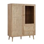 Rattan Bar Cabinet in Natural Finish - Image 7