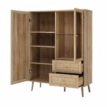 Rattan Bar Cabinet in Natural Finish - Image 6
