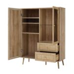 Rattan Bar Cabinet in Natural Finish - Image 5