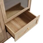 Rattan Bar Cabinet in Natural Finish - Image 9