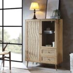 Rattan Bar Cabinet in Natural Finish - Image 2