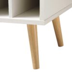 Rattan Bar Cabinet in White Finish - Image 3