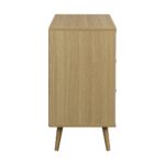 Rattan Chest of 3 Drawers – Natural Colour - Image 4
