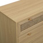 Rattan Chest of 3 Drawers – Natural Colour - Image 7