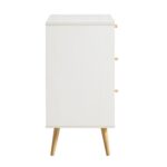 Rattan Chest of 3 Drawers – White - Image 7