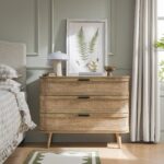 Curved Rattan Chest of 3 Drawers – Natural - Image 2