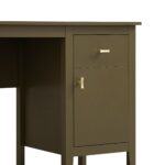 Writing Desk – Premium Wooden Study & Work Table in Elegant Green Finish - Image 5