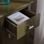 Writing Desk – Premium Wooden Study & Work Table in Elegant Green Finish - Image 10