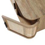 Curved Rattan 160cm Wide TV Unit – Natural Finish - Image 4