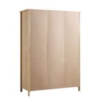 Rattan Triple Wardrobe with 2 Drawers, Natural - Image 7