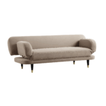 Mink Velvet Dual-Purpose 2-Seater Sofa Bed for Contemporary Indian Living Spaces - Image 9