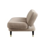 Mink Velvet Dual-Purpose 2-Seater Sofa Bed for Contemporary Indian Living Spaces - Image 4