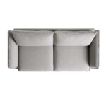 SoftWeave 3-Seater Sofa in Grey Marl Fabric - Image 10