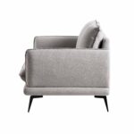 SoftWeave 3-Seater Sofa in Grey Marl Fabric - Image 3