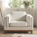Fabric 1-Seater Sofa – Modern Cozy Single Seater - Image 2