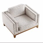 Fabric 1-Seater Sofa – Compact & Comfortable Single Seater for Home - Image 7