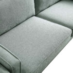 3-Seater Sofa in Soft Sage Fabric - Image 11