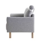 3-Seater Sofa in Grey Marl Fabric - Image 4