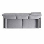 3-Seater Sofa in Grey Marl Fabric - Image 12
