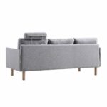 3-Seater Sofa in Grey Marl Fabric - Image 11