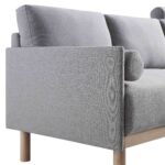 3-Seater Sofa in Grey Marl Fabric - Image 10
