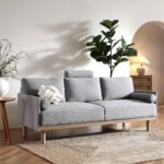 3-Seater Sofa in Grey Marl Fabric - Image 2