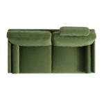 2-Seater Green Velvet Sofa – Luxurious, Stylish & Perfect for Modern Homes - Image 4