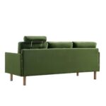 EmeraldPlush 3-Seater Sofa in Deep Green Velvet - Image 12