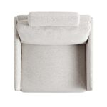 Oatmeal Fabric Armchair for Living Room & Bedroom Comfort Seating - Image 4