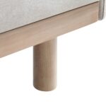 3-Seater Sofa in Soft Oatmeal Fabric - Image 5