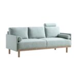 SagePure 3-Seater Sofa in Soft Sage Green Fabric - Image 9