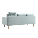 SagePure 3-Seater Sofa in Soft Sage Green Fabric - Image 6