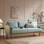 SagePure 3-Seater Sofa in Soft Sage Green Fabric - Image 2