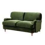 Luxurious 2-Seater Green Velvet Sofa - Image 6