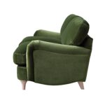 Luxurious 2-Seater Green Velvet Sofa - Image 4