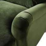 Luxurious 2-Seater Green Velvet Sofa - Image 9