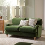 Luxurious 2-Seater Green Velvet Sofa - Image 2