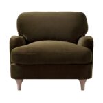 Velvet 1-Seater Sofa – Luxury Single Seater for Living Room - Image 8