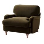 Velvet 1-Seater Sofa – Luxury Single Seater for Living Room - Image 6
