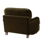 Velvet 1-Seater Sofa – Luxury Single Seater for Living Room - Image 3