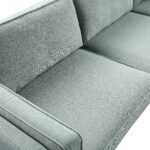 Corner Sofa in Soft Sage Woven Fabric - Image 5