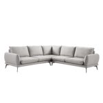 Corner Sofa in Premium Grey Marl Fabric - Image 3