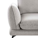 Corner Sofa in Premium Grey Marl Fabric - Image 8