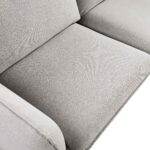 Corner Sofa in Premium Grey Marl Fabric - Image 9