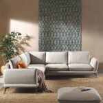 OatLuxe Grande Corner Sofa in Soft Oatmeal Fabric - Image 13