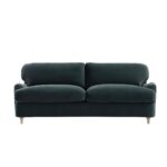 Velvet 3-Seater Convertible Sofa Bed for Spacious Modern Indian Homes - Image 8