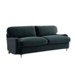 Velvet 3-Seater Convertible Sofa Bed for Spacious Modern Indian Homes - Image 5