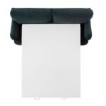 Velvet 3-Seater Convertible Sofa Bed for Spacious Modern Indian Homes - Image 6