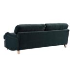 Velvet 3-Seater Convertible Sofa Bed for Spacious Modern Indian Homes - Image 3