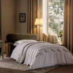 Grey Velvet 3-Seater Chesterfield Sofa Bed for Elegant Indian Living Rooms - Image 2